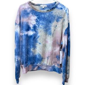 Another Reason Tie Dye Sweatshirt NWT Size XL Crew Neck Long Sleeve Casual Top